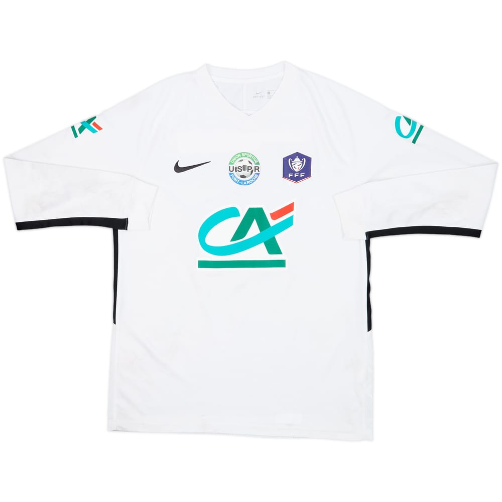2021-22 Coupe de France Home L/S Shirt #4 - 6/10 - (L)