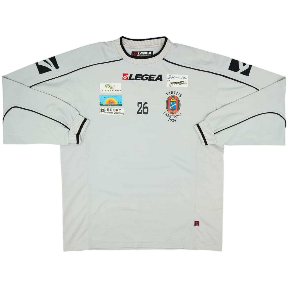 2006-07 Virtus Lanciano Player Issue Legea Sweat Top #26 - 7/10 - (XL)