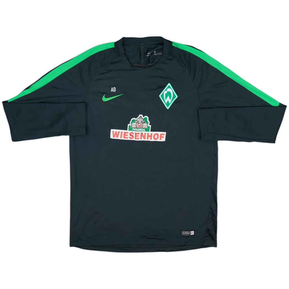 2016-17 Werder Bremen Nike Staff issue Training L/S Shirt AD - 6/10 - (L)