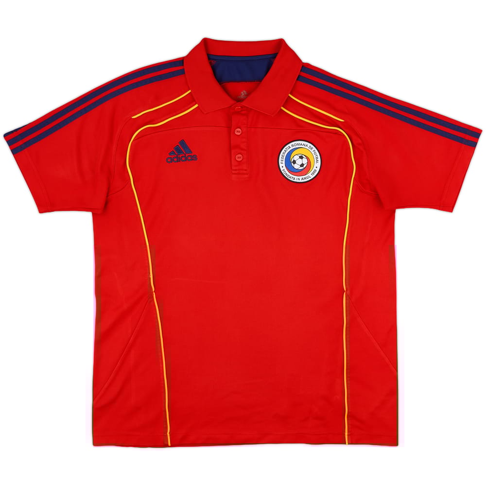 2010-12 Romania adidas Polo Shirt - 8/10 - (L)