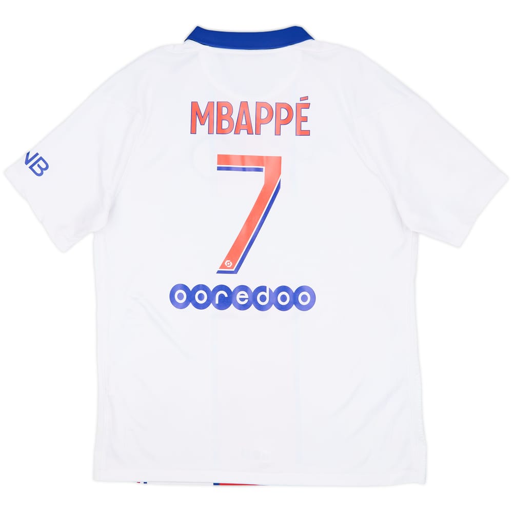 2020-21 Paris Saint-Germain Away Shirt Mbappe #7 - 7/10 - (L)