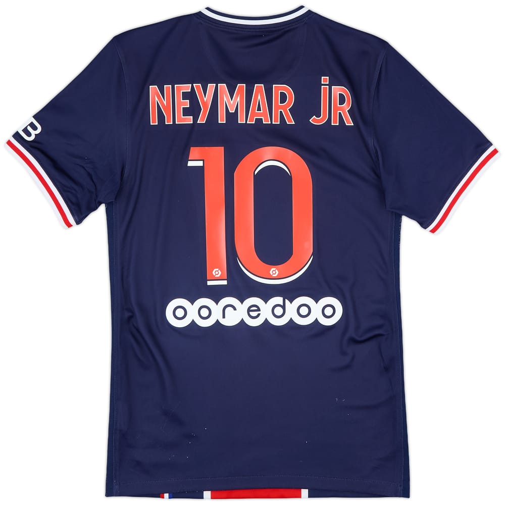 2020-21 Paris Saint-Germain Home Shirt NeymarJr #10 - 7/10 - (XS)