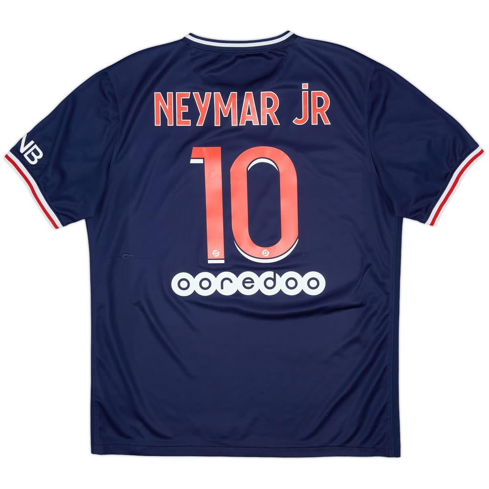 2020-21 Paris Saint-Germain Home Shirt NeymarJr #10 - 8/10 - (L)