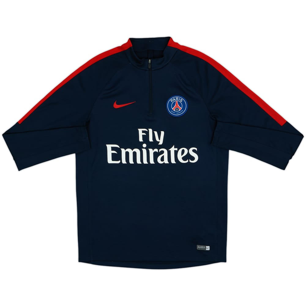 2016-17 Paris Saint-Germain Nike 1/4 Zip Drill Top - 6/10 - (M)