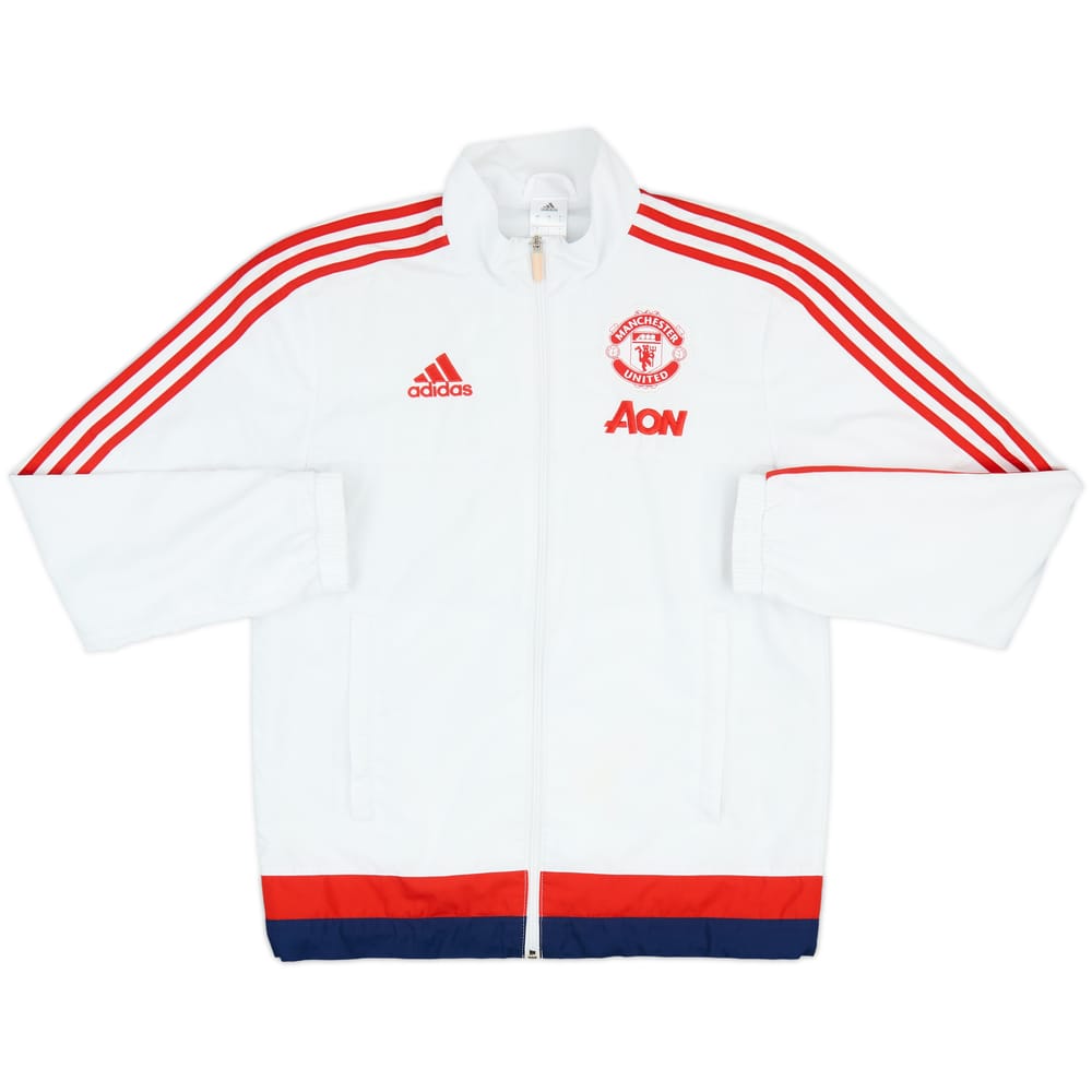 2015-16 Manchester United adidas Track Jacket - 6/10 - (S)