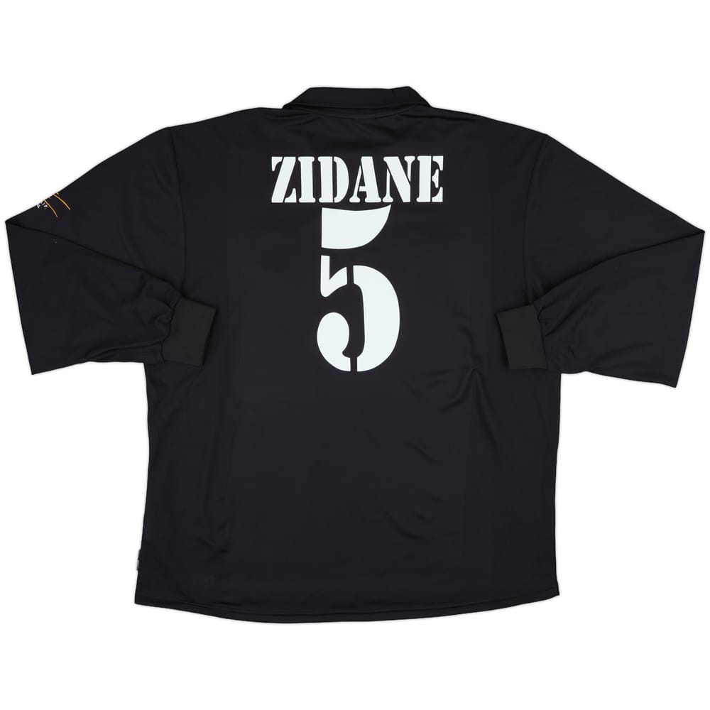 2001 Real Madrid Away L/S Shirt Zidane #5 - 10/10 - (XL)