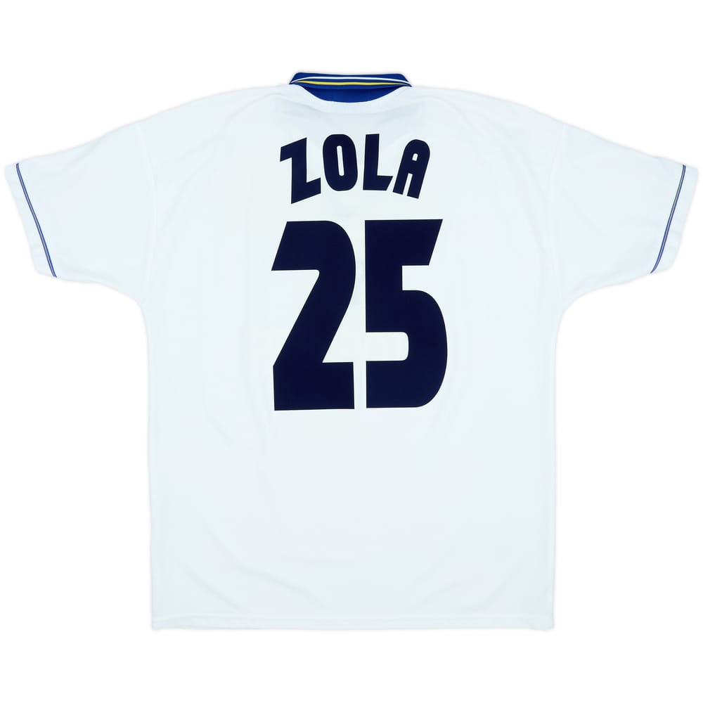 1998-00 Chelsea Away Shirt Zola #25 - 8/10 - (L)