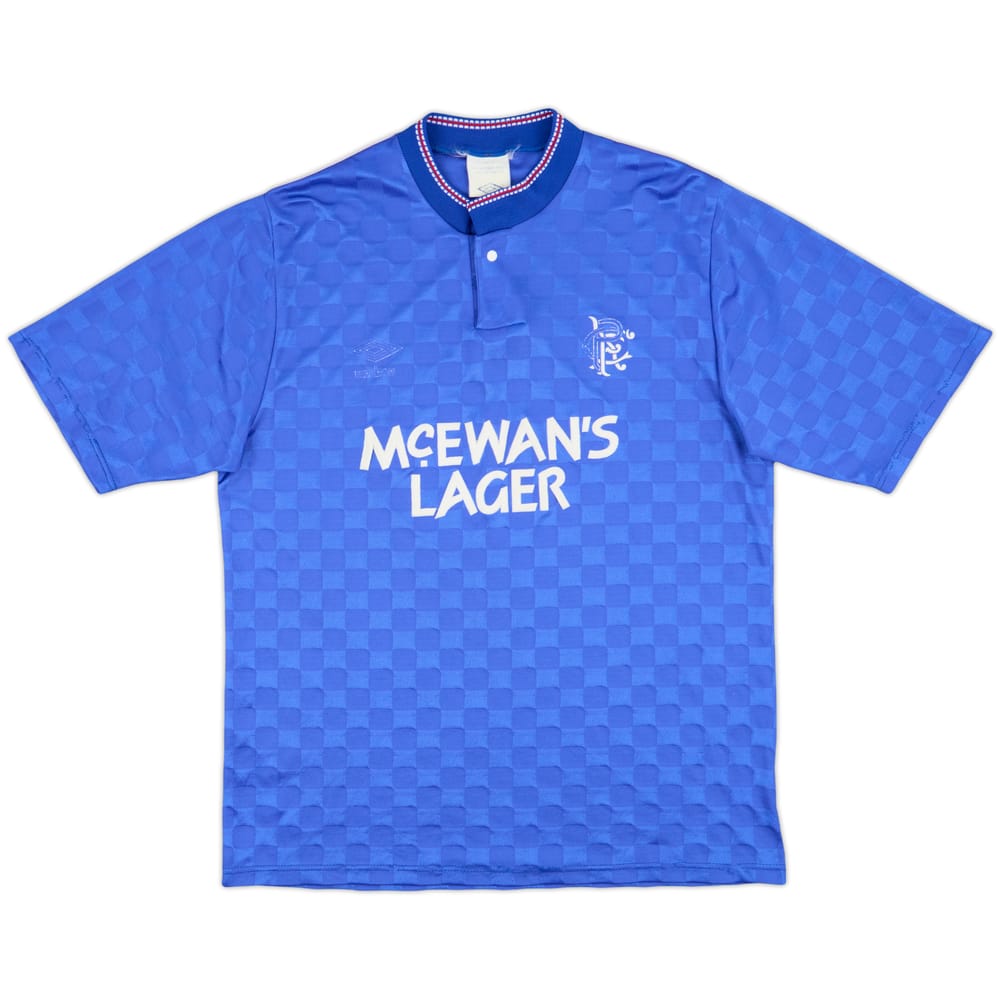 1987-90 Rangers Home Shirt - 4/10 - (M)