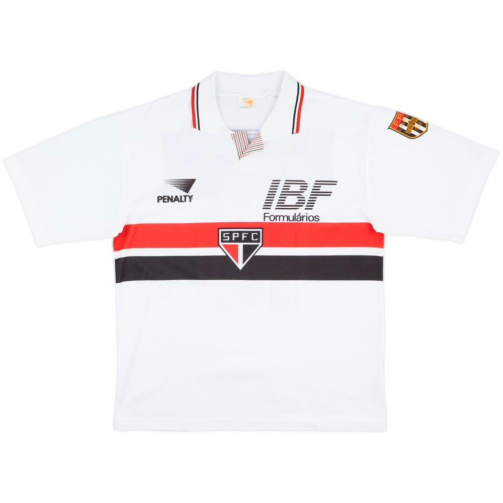 1991 Sao Paulo Home Shirt #10 - 9/10 - (L)