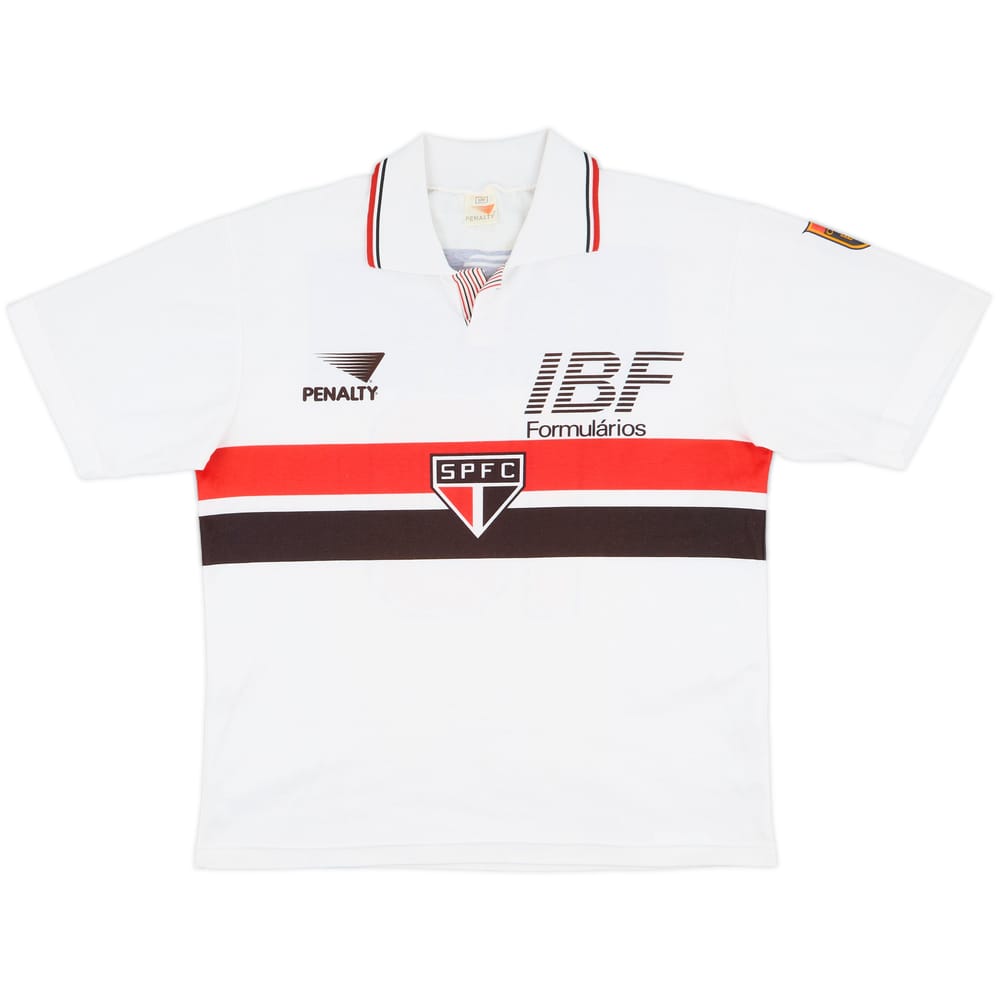 1991 Sao Paulo Home Shirt #10 - 8/10 - (L)