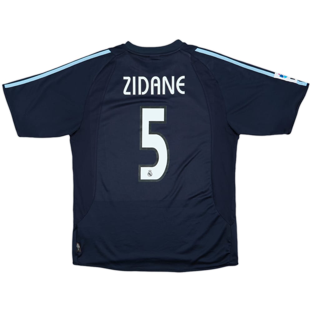 2003-04 Real Madrid Away Shirt Zidane #5 - 8/10 - (L)