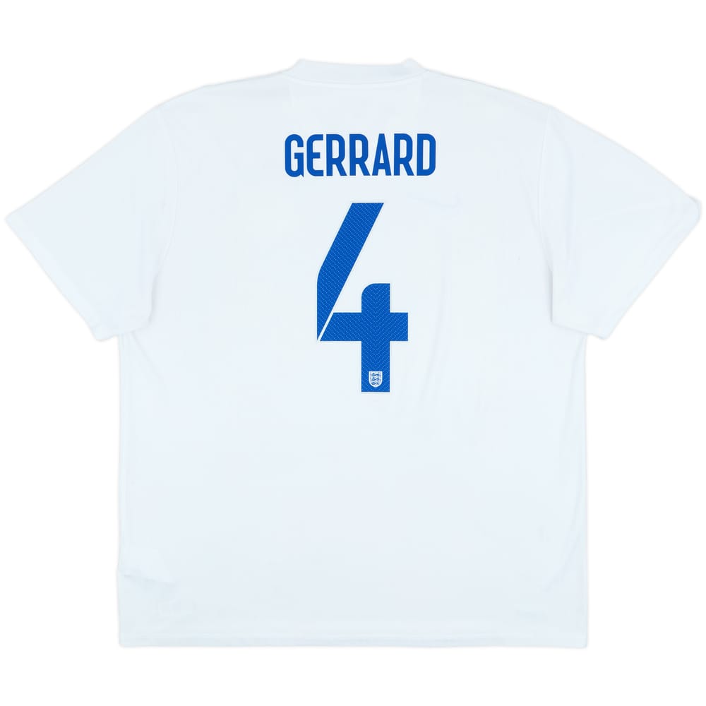 2014-15 England Home Shirt Gerrard #4 - 7/10 - (XXL)