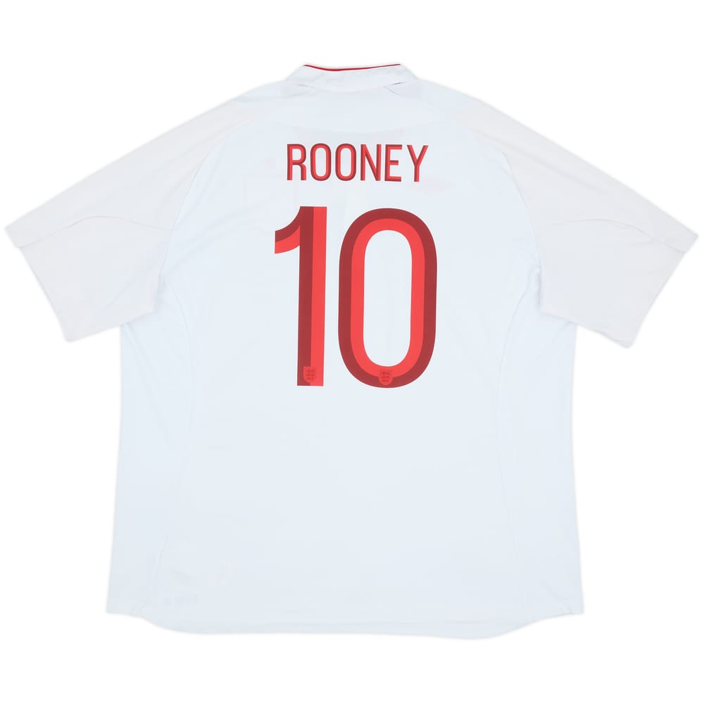 2012-13 England Home Shirt Rooney #10 - 6/10 - (XXL)