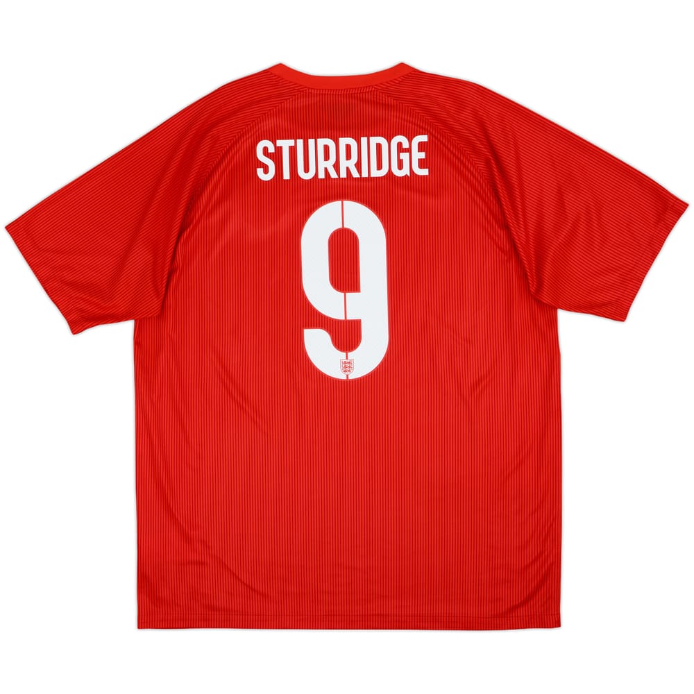 2014-15 England Away Shirt Sturridge #9 - 9/10 - (XL)