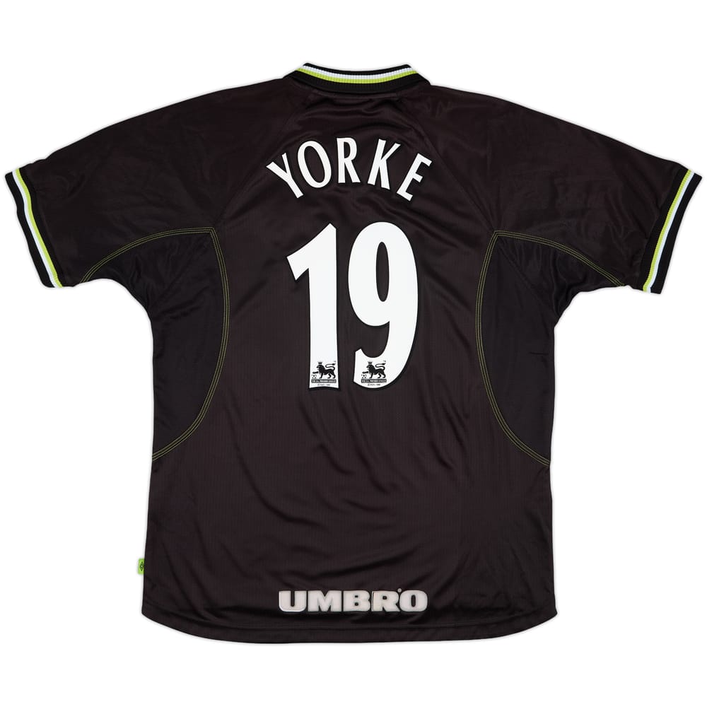 1998-99 Manchester United Third Shirt Yorke #19 - 8/10 - (XL)