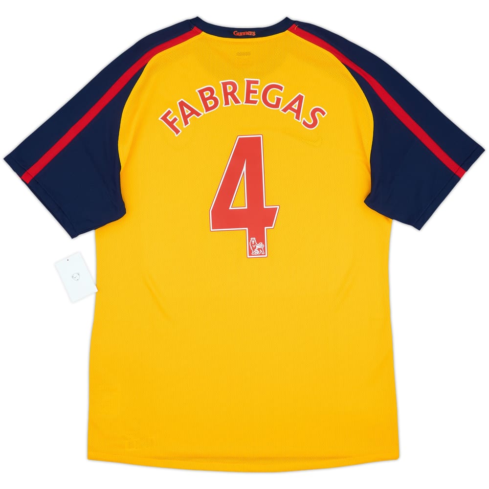 2008-09 Arsenal Player Issue Away Shirt Fabregas #4 (XL)