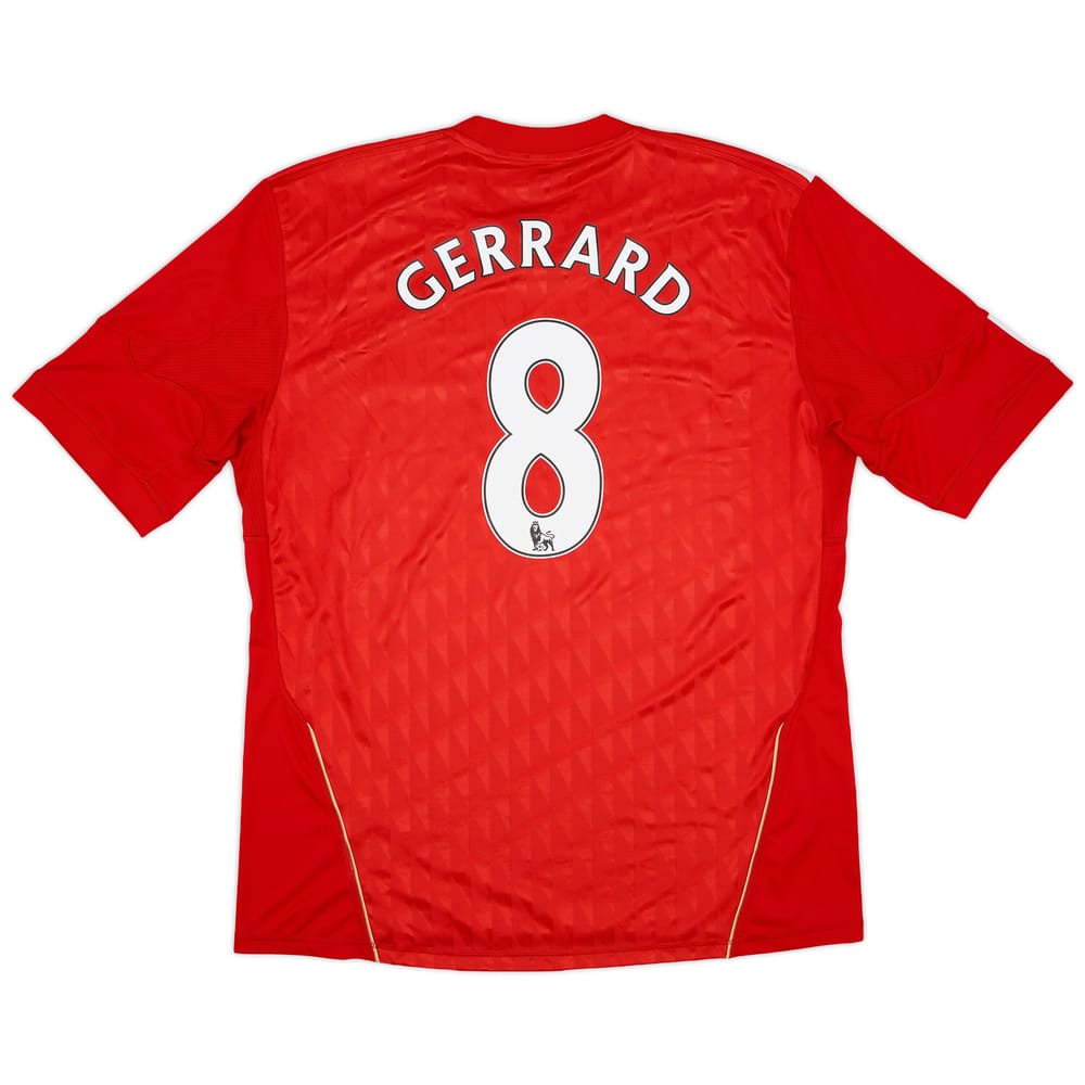 2010-12 Liverpool Home Shirt Gerrard #8
