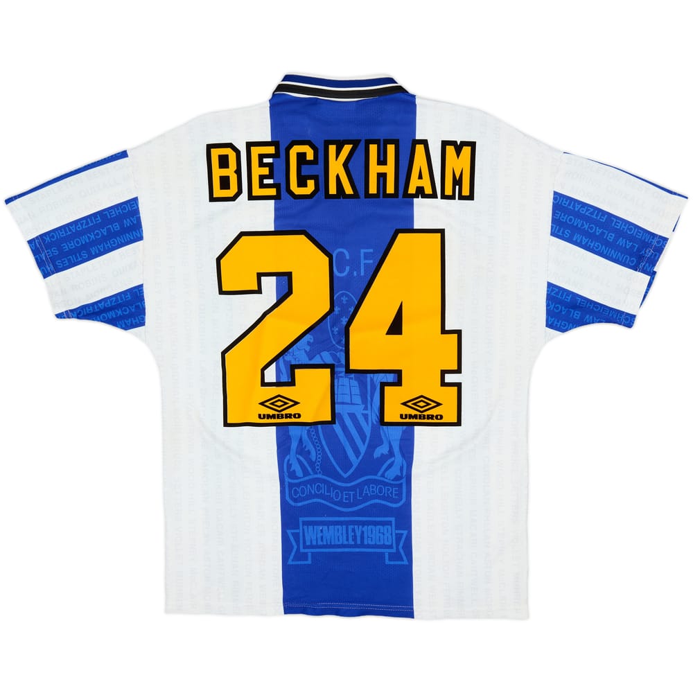1994-96 Manchester United Third Shirt Beckham #24 - 8/10 - (M)