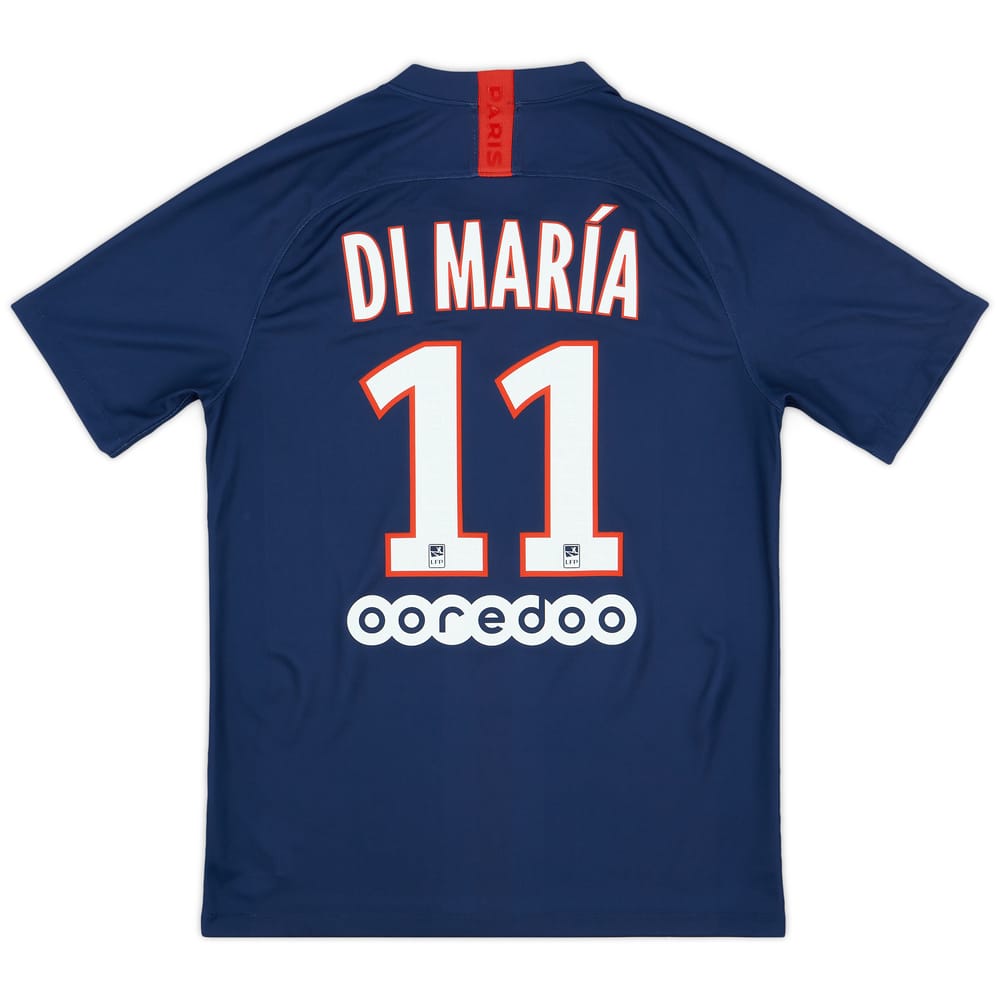 2019-20 Paris Saint-Germain Home Shirt Di Maria #11 - 8/10 - (M)