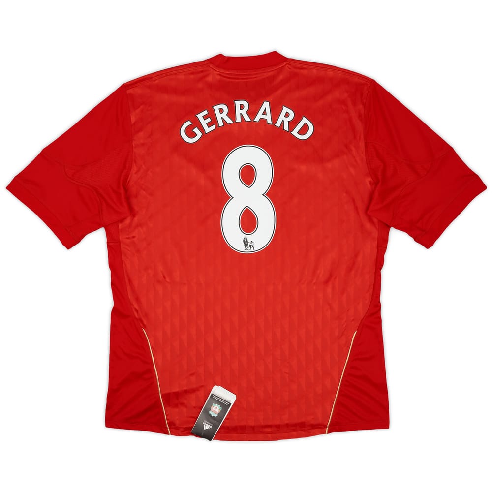 2010-12 Liverpool Home Shirt Gerrard #8