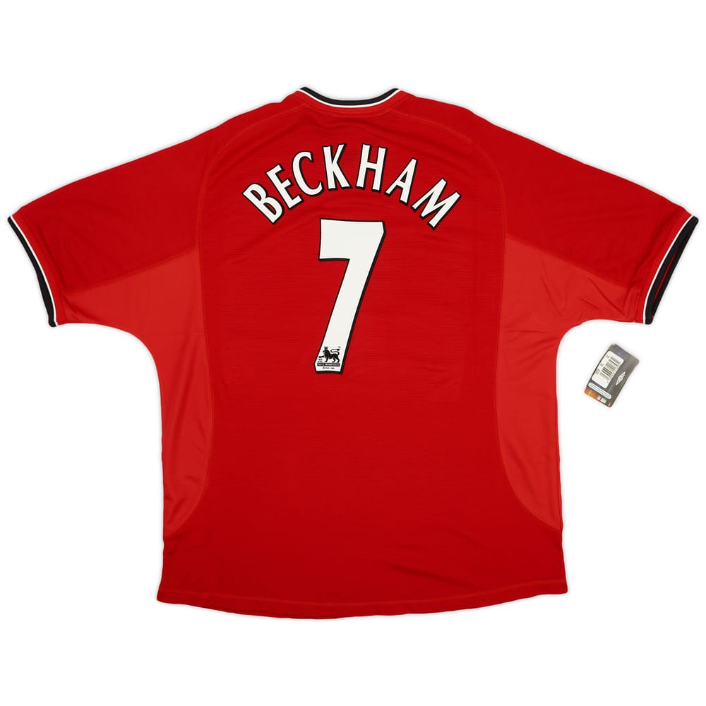 2000-02 Manchester United Home Shirt Beckham #7 (XXL)