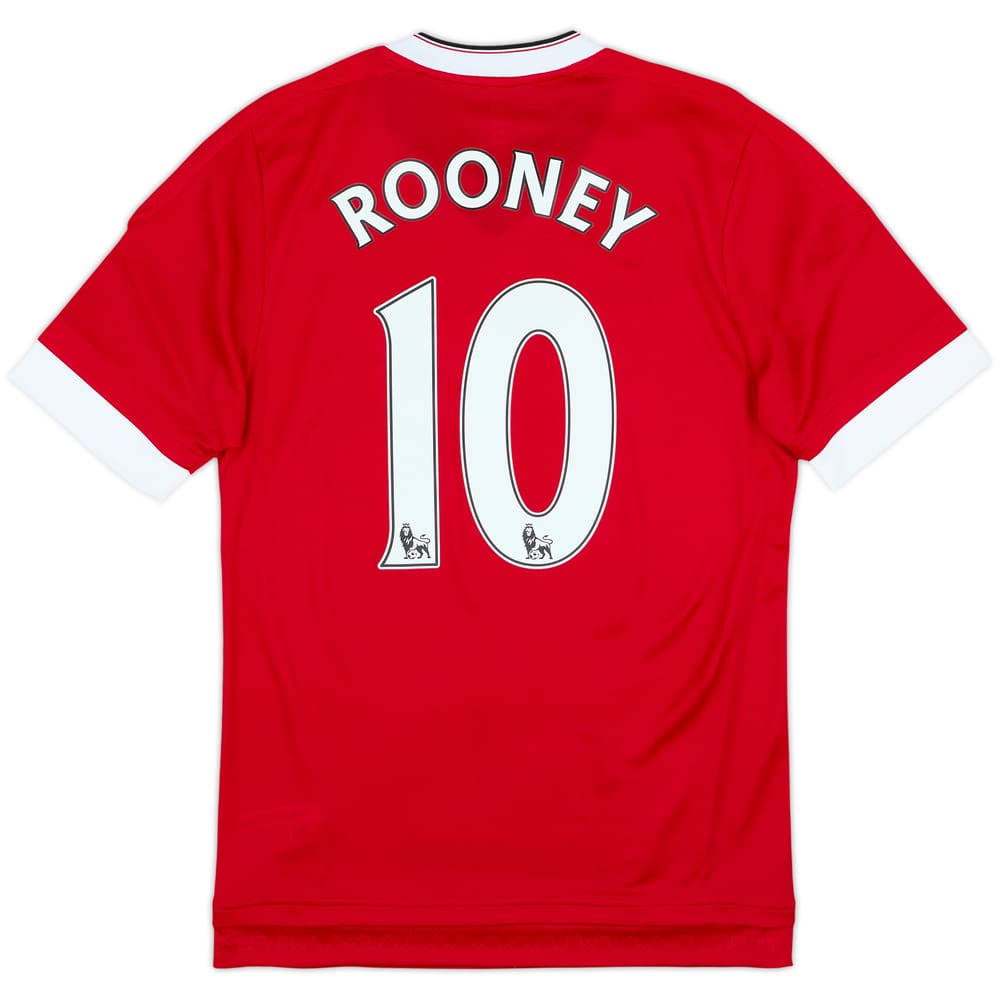 Camiseta de local versión jugador del Manchester United 2015-16 Rooney #10 (S)