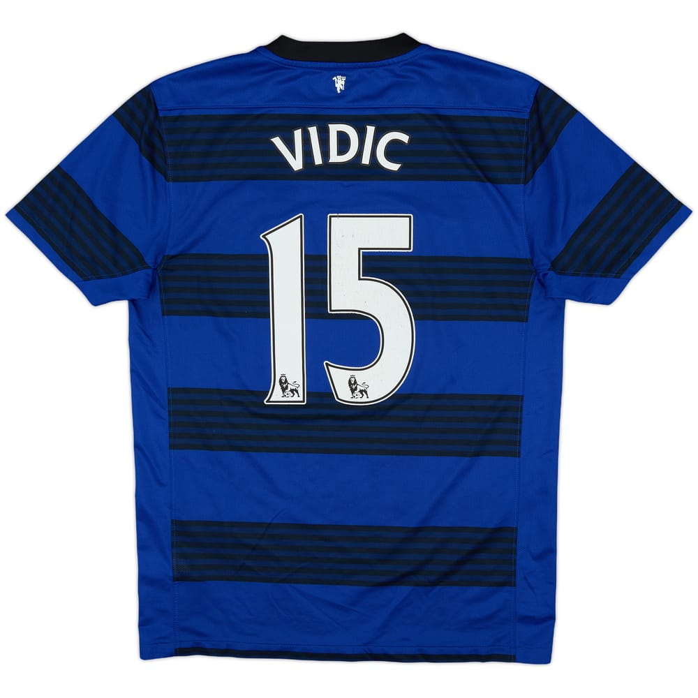 2011-13 Manchester United Away Shirt Vidic #15 - 8/10 - (M)