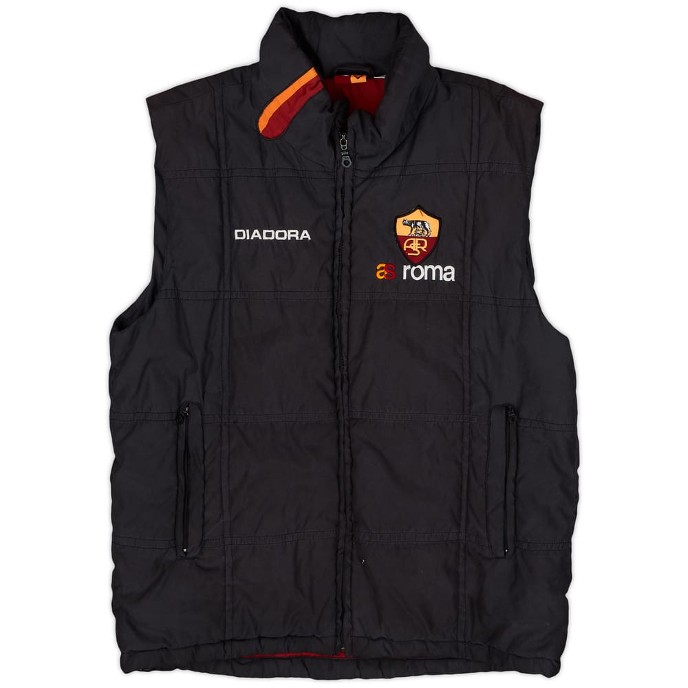 2003-04 Roma Diadora Padded Gilet Jacket - 8/10 - (L)