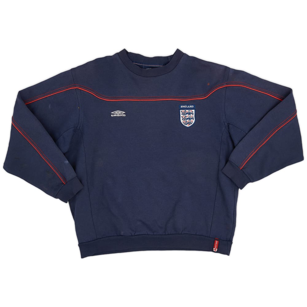 2002-04 England Umbro Sweat Top - 6/10 - (M)