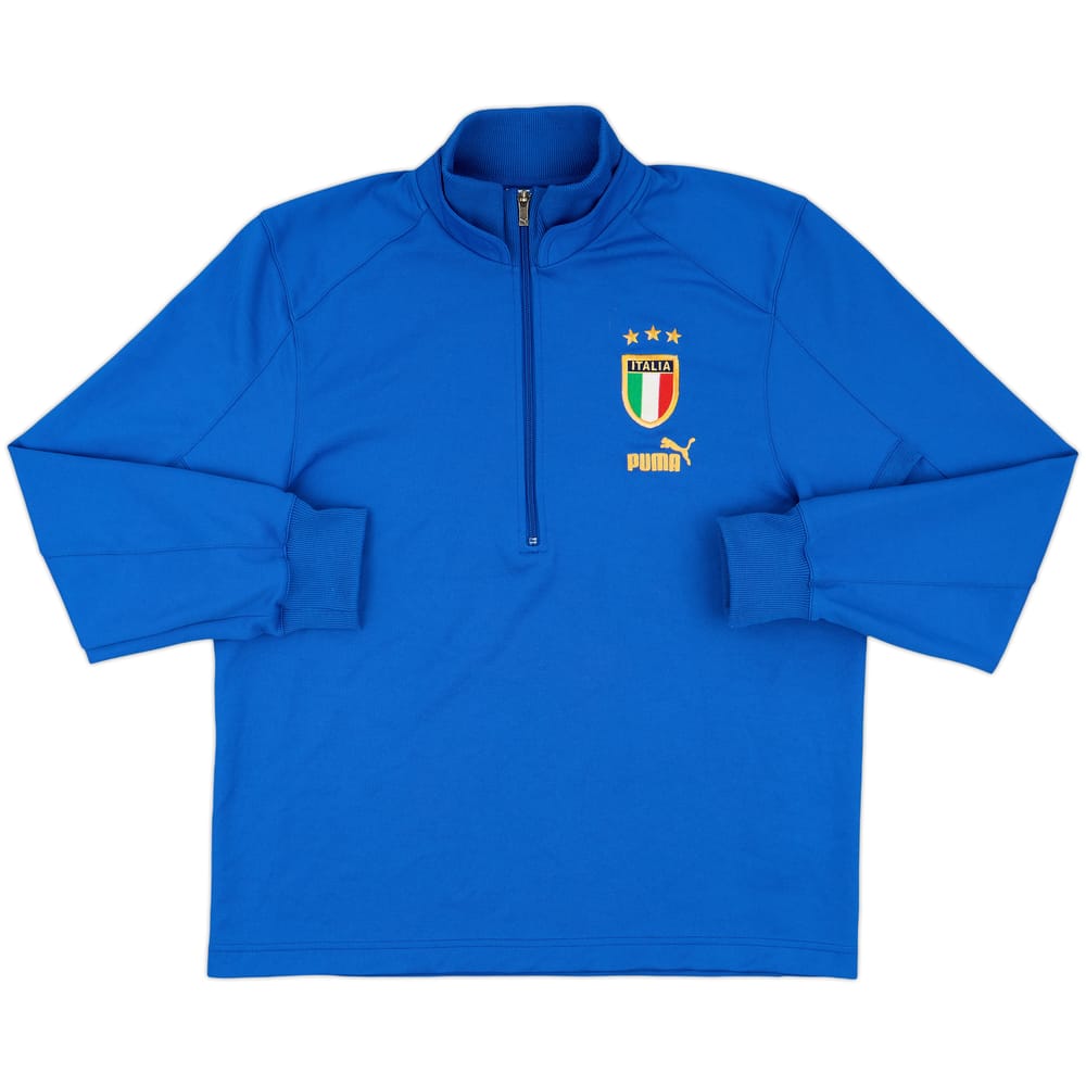 2003-04 Italy Puma 1/4 Zip Drill Top - 8/10 - (L)