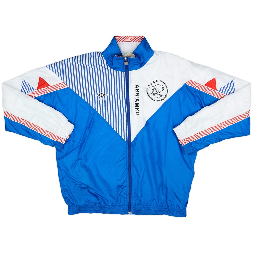1989-91 Ajax Player Issue Umbro Track Jacket - 8/10 - (XL)