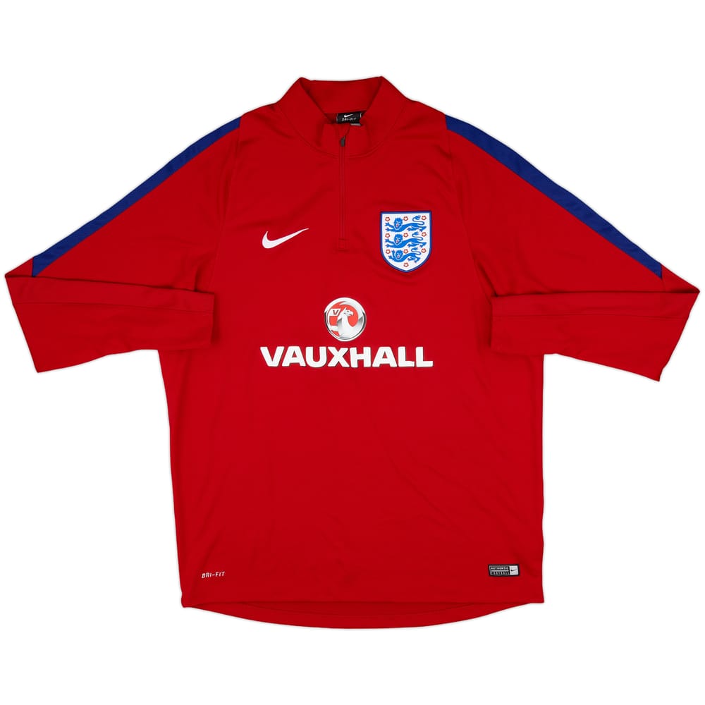 2016-17 England Nike 1/4 Zip Drill Top - 10/10 - (XL)