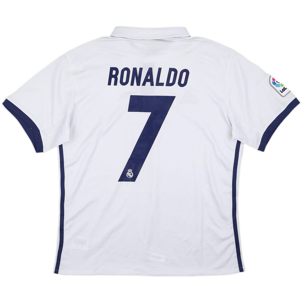 2016-17 Real Madrid Home Shirt Ronaldo #7 (L)