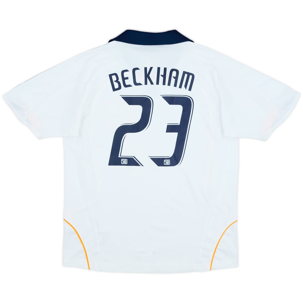 2008-09 LA Galaxy Home Shirt Beckham #23 - 9/10 - (S.Boys)