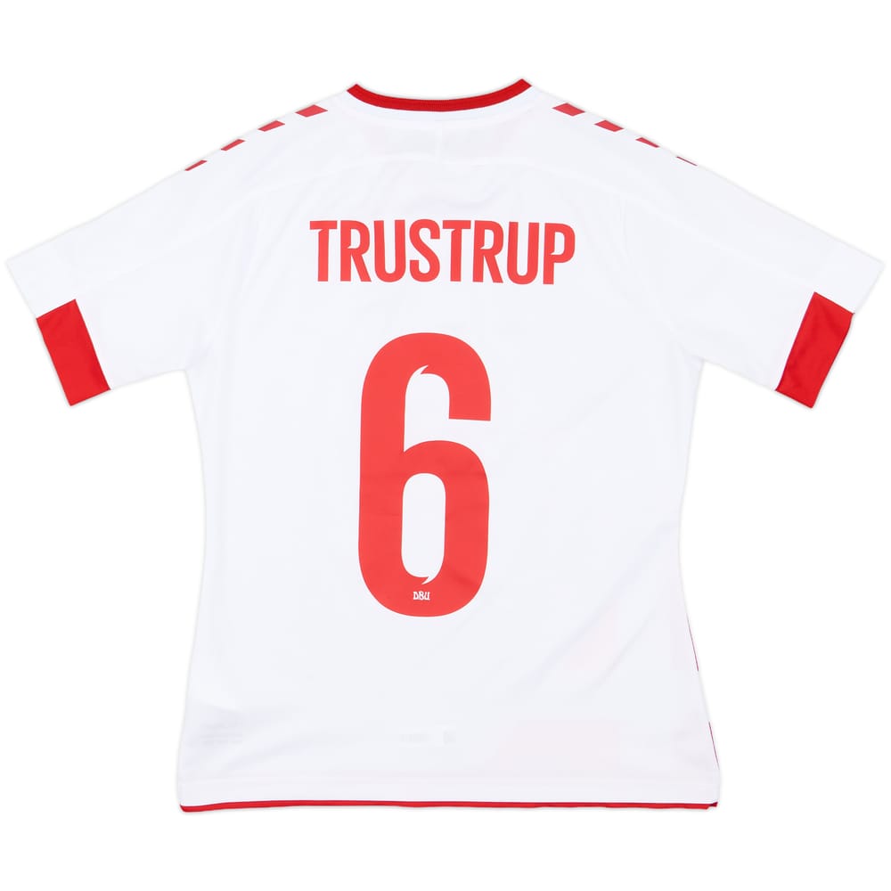 2016-17 Denmark Away Shirt Trustrup #6 - 9/10 - (S)