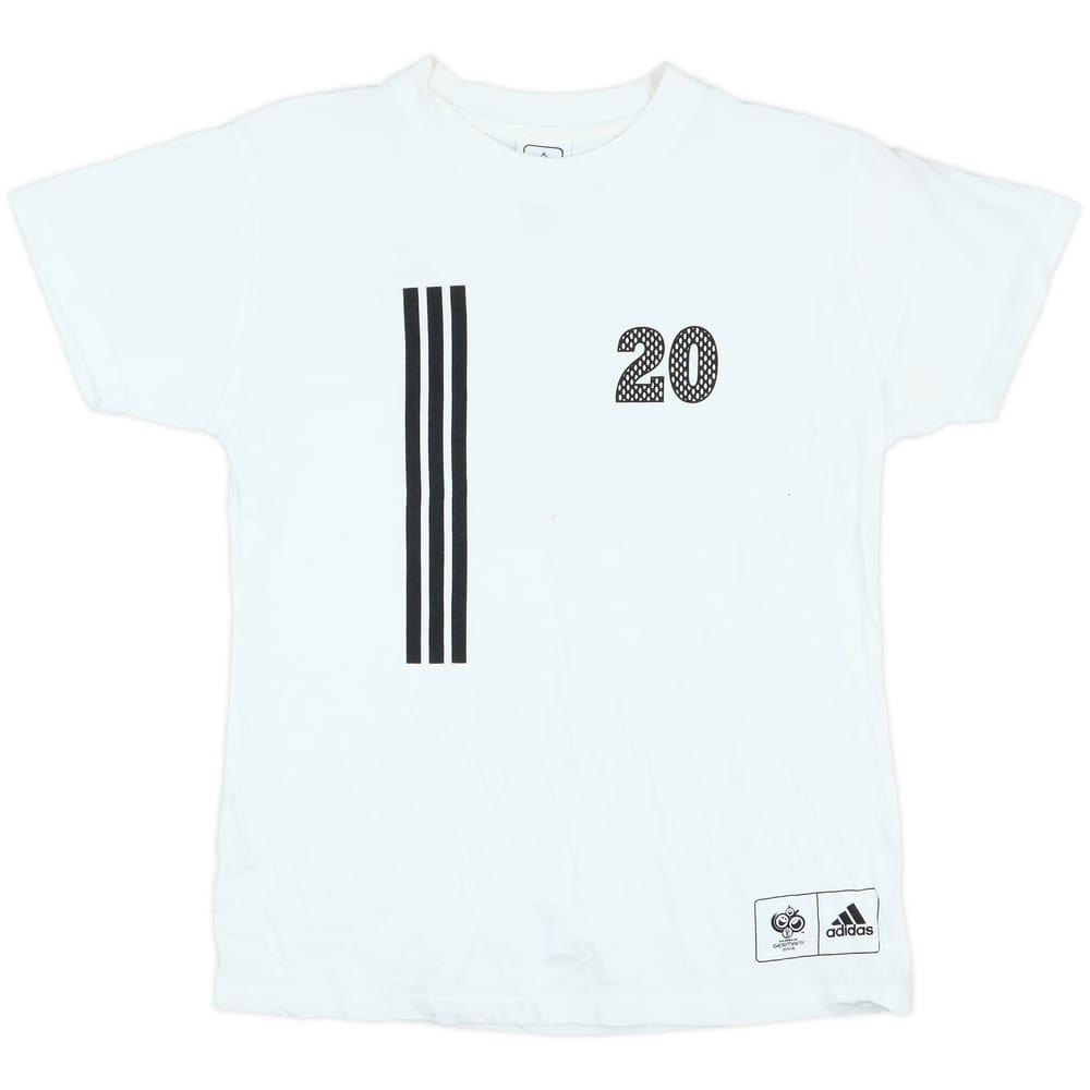 2006 Germany adidas Tee Podolski #20 - 10/10 - (L.Boys)