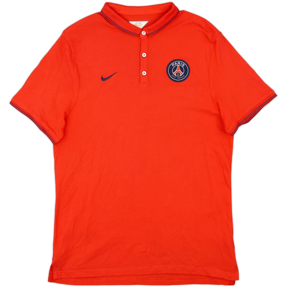 2015-16 Paris Saint-Germain Nike Polo Shirt - 8/10 - (XL)