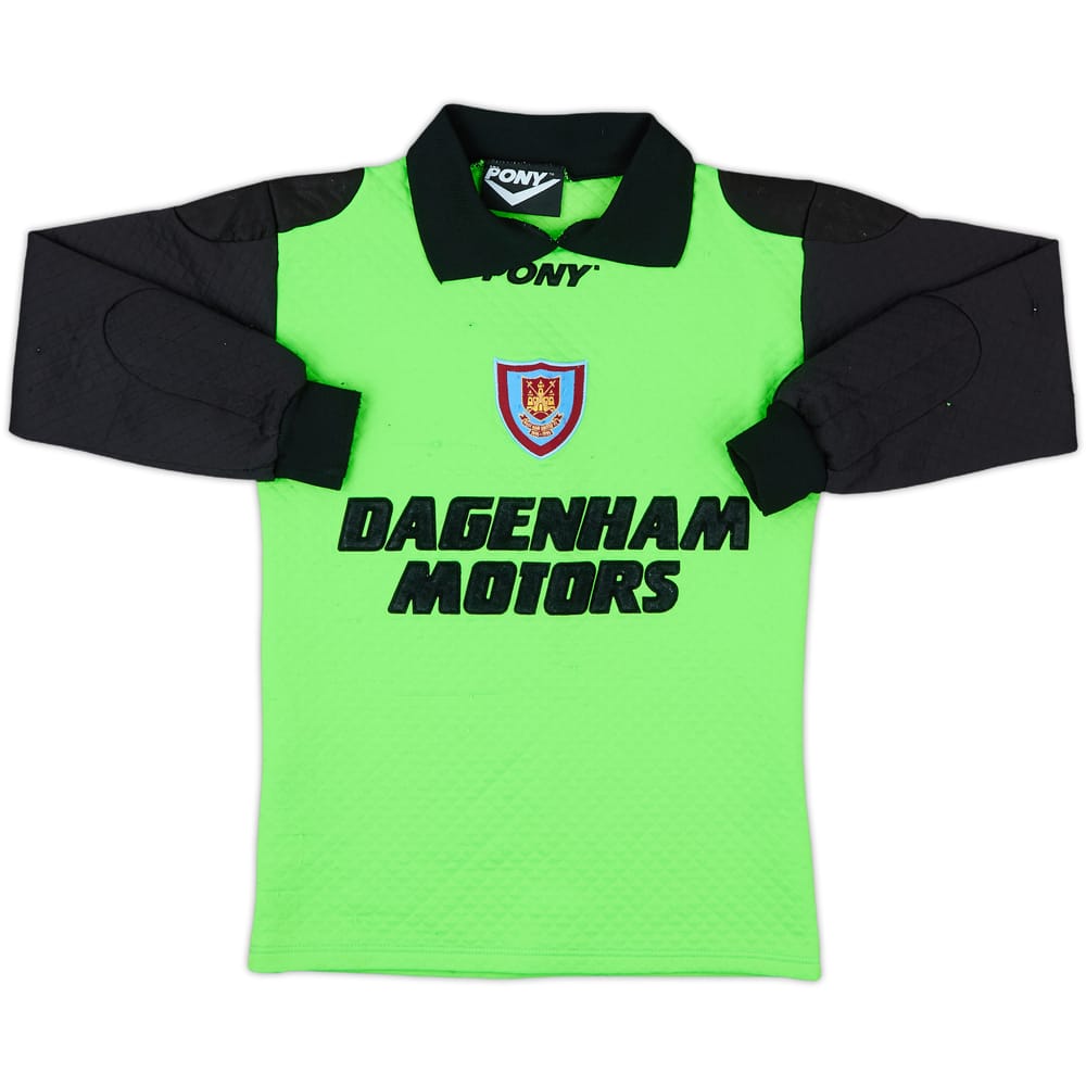 1995-96 West Ham GK Shirt - 7/10 - (L.Boys)