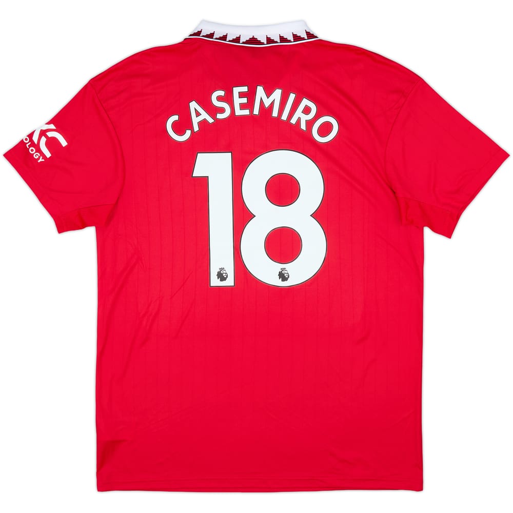 2022-23 Manchester United Home Shirt Casemiro #18 (L)