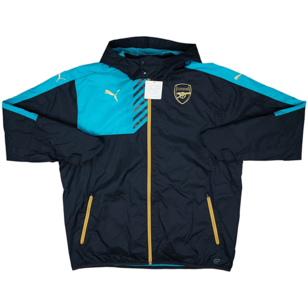 2015-16 Arsenal Puma Hooded Rain Jacket (XXL)