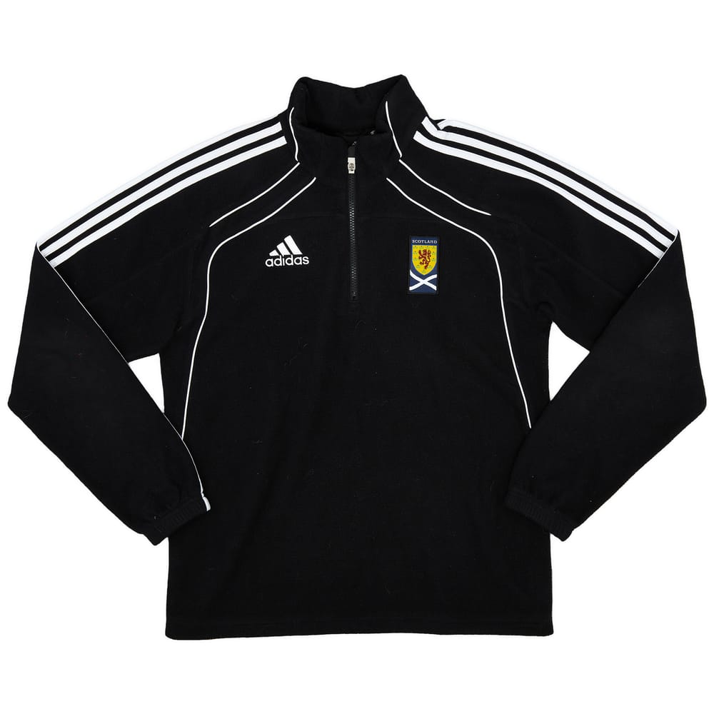 2010-11 Scotland adidas 1/4 Zip Fleece Top - 8/10 - (S)