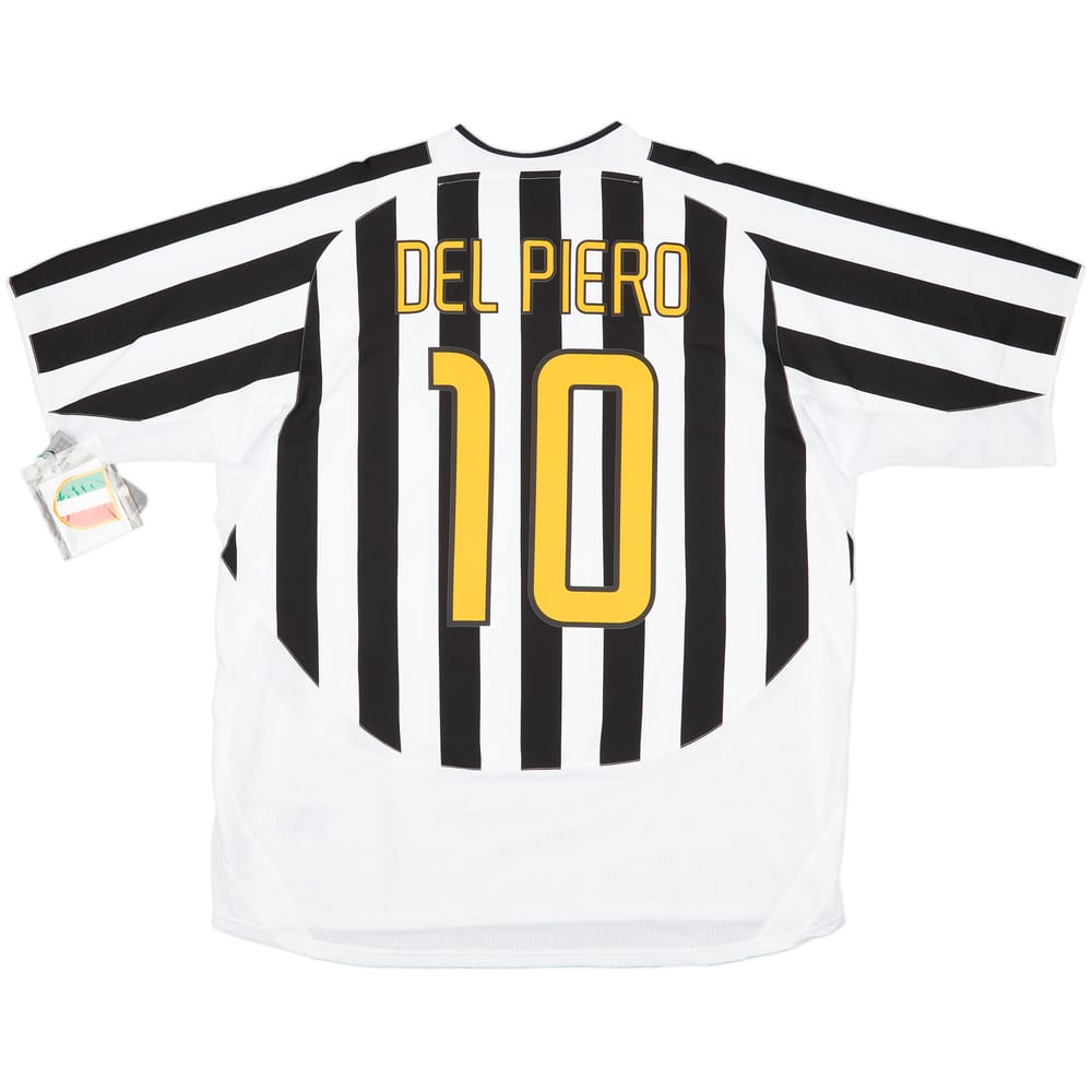2003-04 Juventus Home Shirt Del Piero #10 (XXL)
