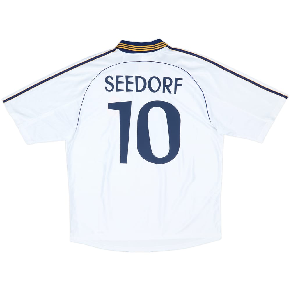 1998-00 Real Madrid Home Shirt Seedorf #10 (XL)