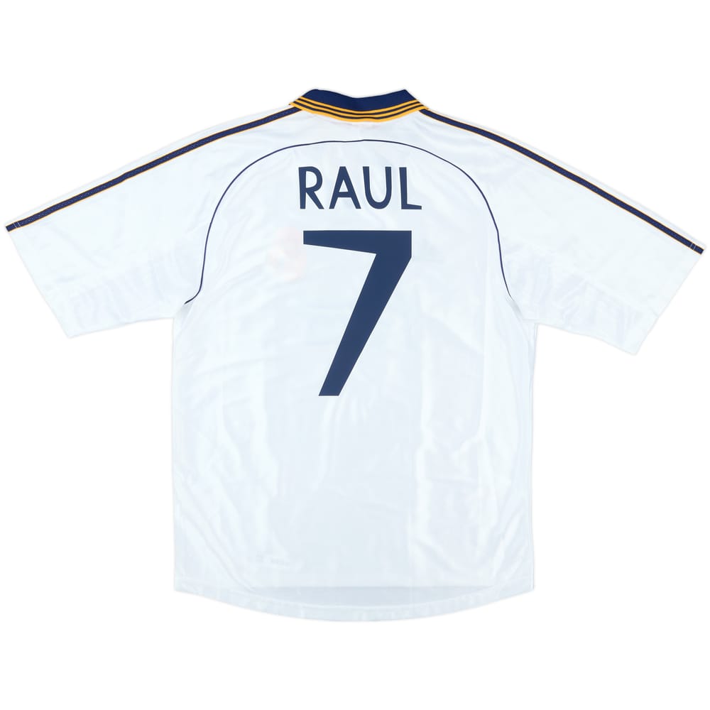 1998-00 Real Madrid Home Shirt Raul #7 (M)