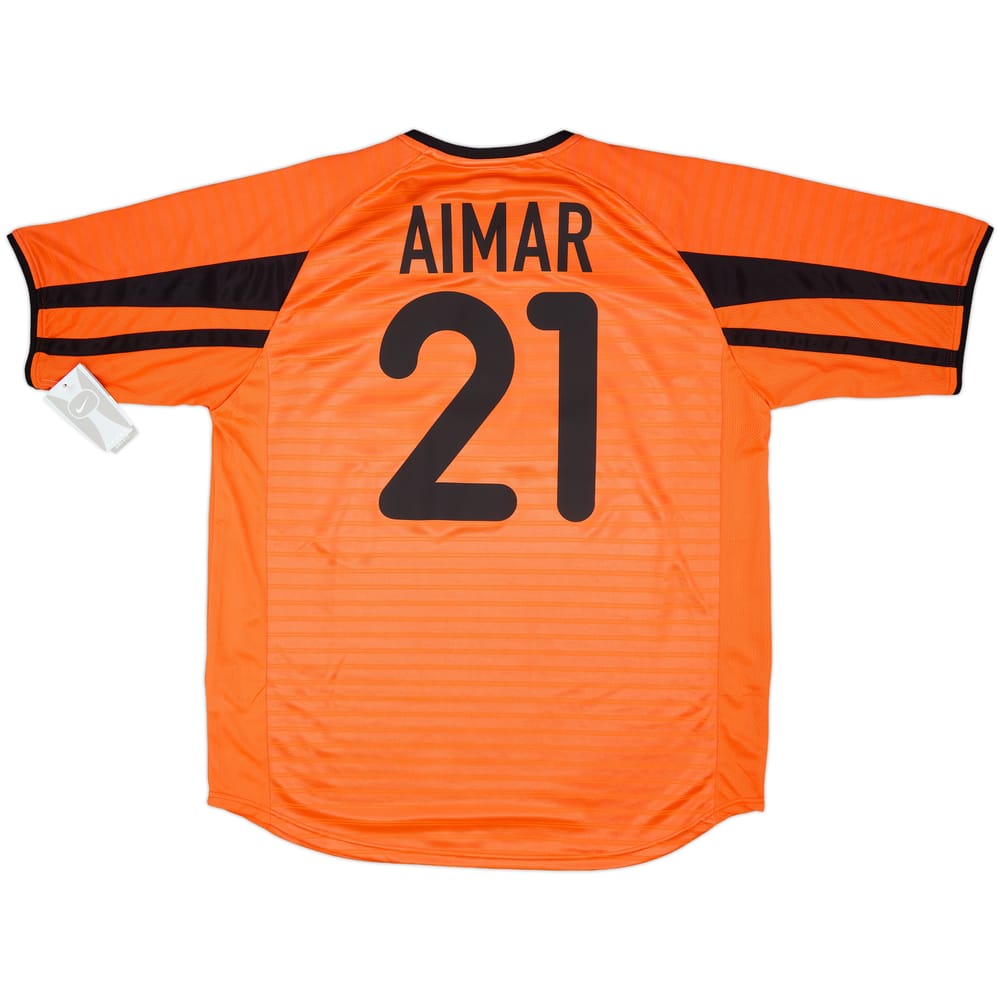 2001-02 Valencia Away Shirt Aimar #21 (XL)