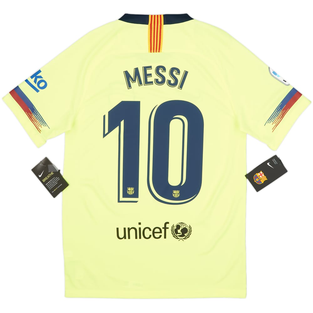2018-19 Barcelona Away Shirt Messi #10 (S)