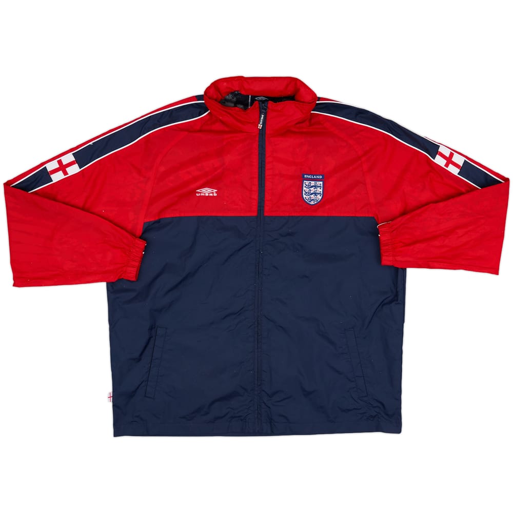 2000-02 England Umbro Hooded Rain Jacket - 5/10 - (XL)