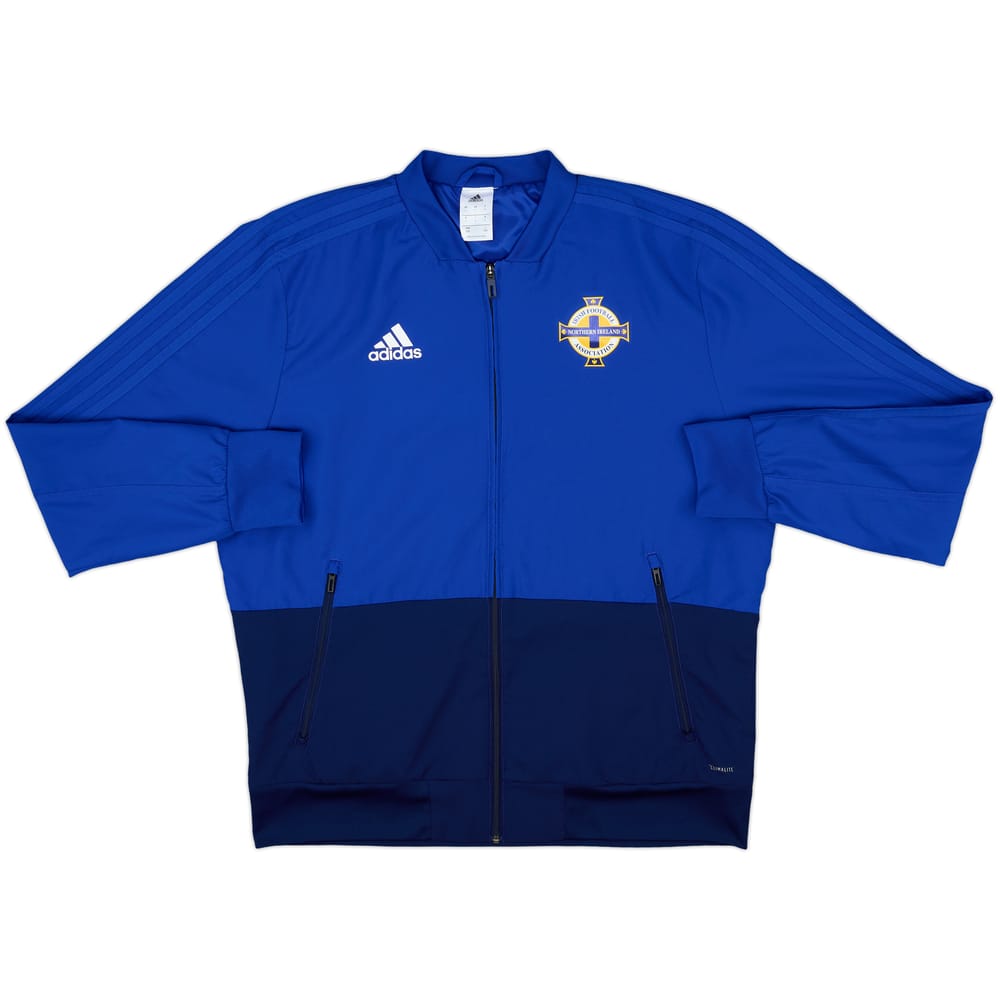 2017-18 Northern Ireland adidas Track Jacket - 8/10 - (L)