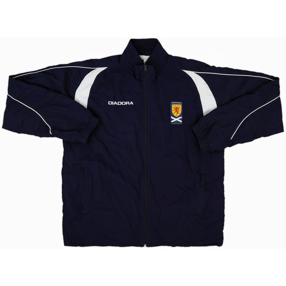 2004-06 Scotland Diadora Track Jacket - 8/10 - (XL)