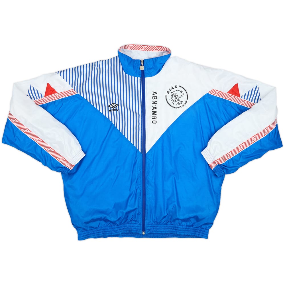 1989-91 Ajax Player Issue Umbro Track Jacket - 9/10 - (XXL)